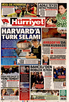 HÜRRİYET 15 Nisan 2025 gazete manşeti