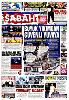 SABAH 15 Nisan 2025 gazete manşeti