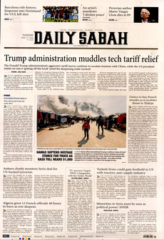 DAİLY SABAH 15 Nisan 2025 gazete manşeti