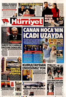 HÜRRİYET 16 Nisan 2025 gazete manşeti