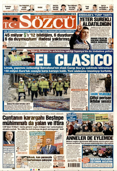 SÖZCÜ 16 Nisan 2025 gazete manşeti