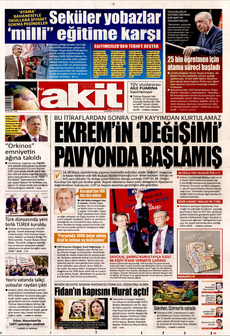 YENİ AKİT 16 Nisan 2025 gazete manşeti