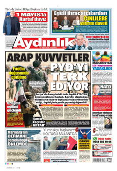 AYDINLIK GAZETESİ 16 Nisan 2025 gazete manşeti