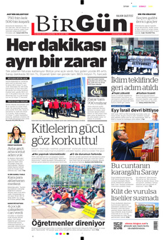 BİRGÜN 16 Nisan 2025 gazete manşeti