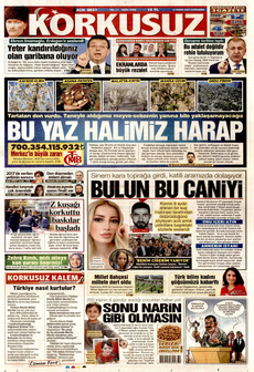 KORKUSUZ 16 Nisan 2025 gazete manşeti