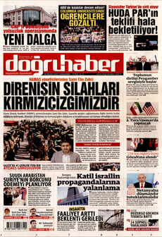 DOĞRU HABER 16 Nisan 2025 gazete manşeti