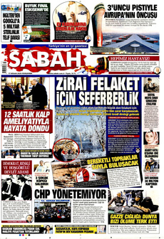 SABAH 17 Nisan 2025 gazete manşeti