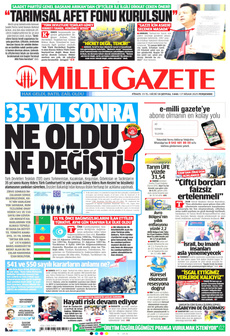 MİLLİ GAZETE 17 Nisan 2025 gazete manşeti