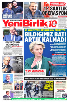 YENİBİRLİK 17 Nisan 2025 gazete manşeti