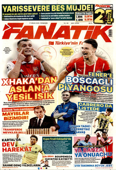 FANATİK 17 Nisan 2025 gazete manşeti
