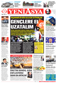 YENİ ASYA 17 Nisan 2025 gazete manşeti