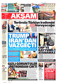 AKŞAM 18 Nisan 2025 gazete manşeti