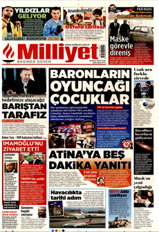 MİLLİYET 18 Nisan 2025 gazete manşeti