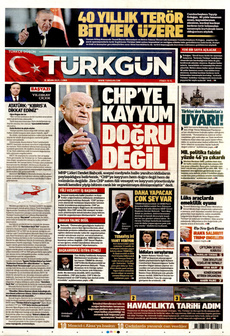 TÜRKGÜN 18 Nisan 2025 gazete manşeti