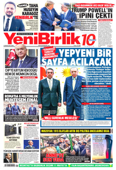 YENİBİRLİK 18 Nisan 2025 gazete manşeti