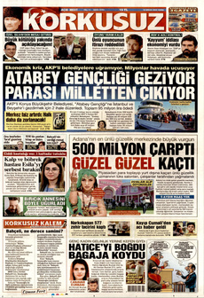 KORKUSUZ 18 Nisan 2025 gazete manşeti