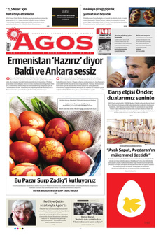 AGOS 18 Nisan 2025 gazete manşeti
