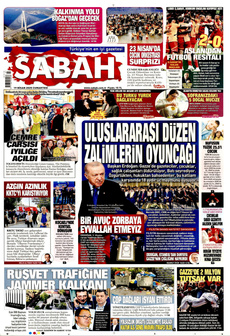 SABAH 19 Nisan 2025 gazete manşeti
