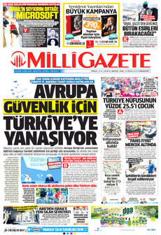 MİLLİ GAZETE 19 Nisan 2025 gazete manşeti