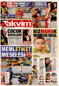 TAKVİM 19 Nisan 2025 gazete manşeti