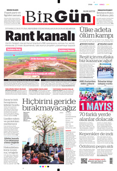 BİRGÜN 19 Nisan 2025 gazete manşeti