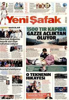 YENİ ŞAFAK 20 Nisan 2025 gazete manşeti