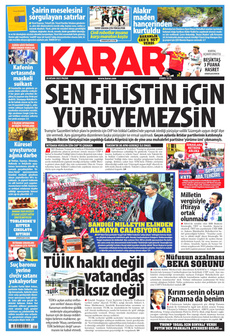 KARAR 20 Nisan 2025 gazete manşeti