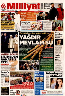 MİLLİYET 20 Nisan 2025 gazete manşeti
