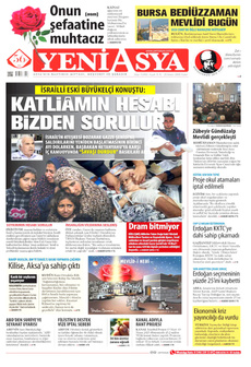YENİ ASYA 20 Nisan 2025 gazete manşeti