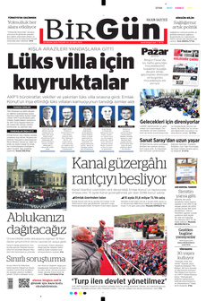 BİRGÜN 20 Nisan 2025 gazete manşeti