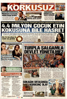 KORKUSUZ 20 Nisan 2025 gazete manşeti