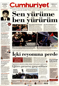 CUMHURİYET 21 Nisan 2025 gazete manşeti