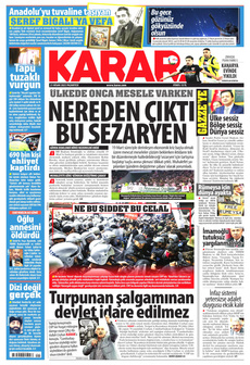 KARAR 21 Nisan 2025 gazete manşeti