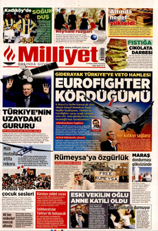 MİLLİYET 21 Nisan 2025 gazete manşeti