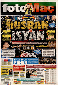 FOTOMAÇ 21 Nisan 2025 gazete manşeti