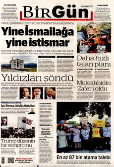 BİRGÜN 21 Nisan 2025 gazete manşeti