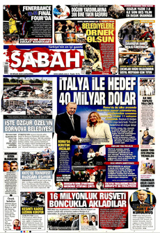 SABAH 30 Nisan 2025 gazete manşeti