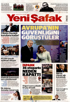 YENİ ŞAFAK 30 Nisan 2025 gazete manşeti