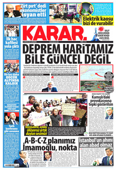KARAR 30 Nisan 2025 gazete manşeti