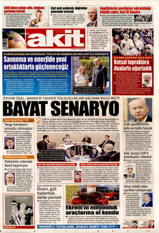 YENİ AKİT 30 Nisan 2025 gazete manşeti