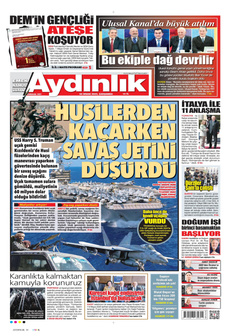 AYDINLIK GAZETESİ 30 Nisan 2025 gazete manşeti