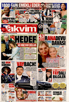TAKVİM 30 Nisan 2025 gazete manşeti