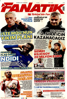 FANATİK 30 Nisan 2025 gazete manşeti