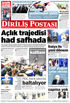 DİRİLİŞ POSTASI 30 Nisan 2025 gazete manşeti