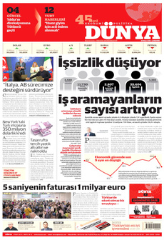 DÜNYA 30 Nisan 2025 gazete manşeti