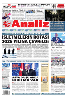 ANALİZ 30 Nisan 2025 gazete manşeti