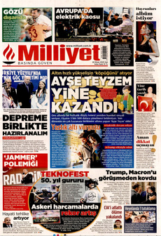 MİLLİYET 29 Nisan 2025 gazete manşeti