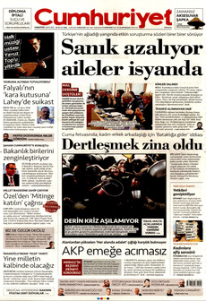 CUMHURİYET 3 Mayıs 2025 gazete manşeti