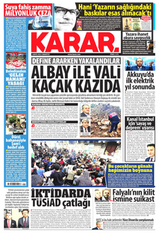 KARAR 3 Mayıs 2025 gazete manşeti