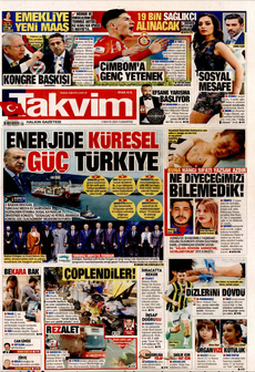 TAKVİM 3 Mayıs 2025 gazete manşeti